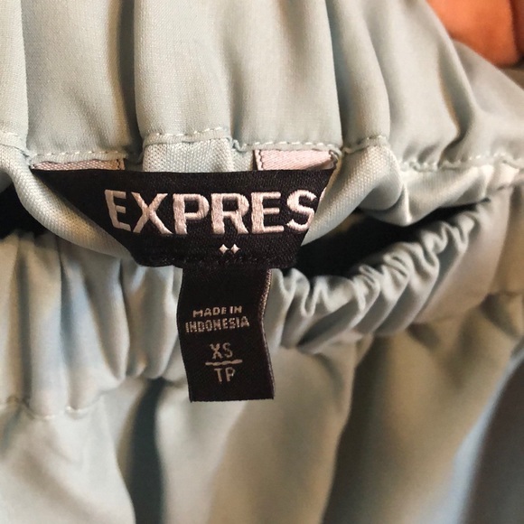 Express Turquoise Off-the-Shoulder Top - Picture 2 of 2